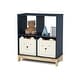 preview thumbnail 8 of 10, Brannan Bear Bookcase with Bins