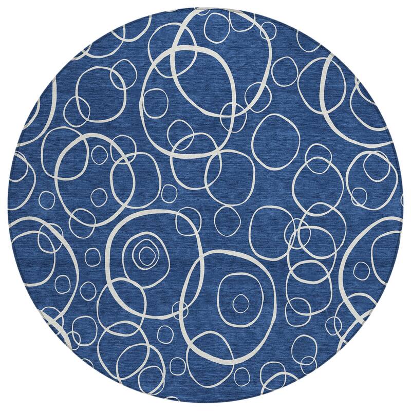 Machine Washable Indoor/ Outdoor Contemporary Nexus Chantille Rug