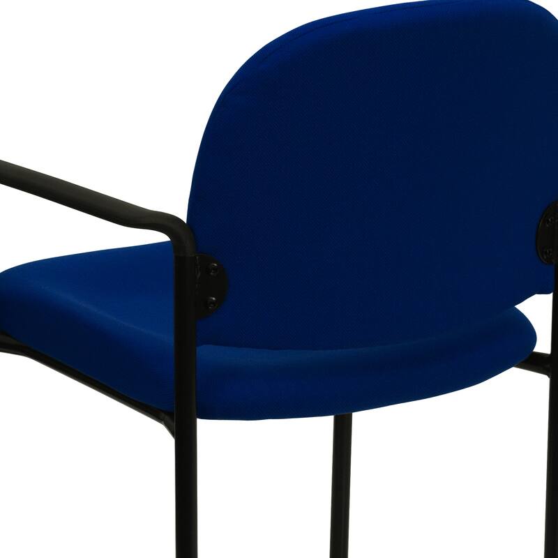 Comfort Stackable Steel Side Reception Chair with Arms