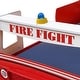 preview thumbnail 5 of 9, Wood Little Heroes Fire Truck Bed,Twin Size