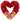 Wooden Rose Artificial Valentine's Day Floral Wreath - 14" - Red and Pink