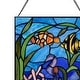 preview thumbnail 8 of 10, River of Goods Underwater Fish Ocean Scene River of Goods Multicolored Stained Glass Window Panel - 11" x 0.25" x 14"