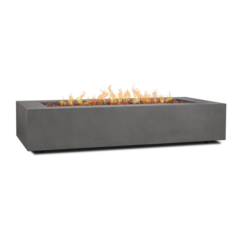 Aegean 70" LP Fire Table w/NG Conversion in Weathered Slate by Real Flame