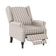 preview thumbnail 18 of 27, The Gray Barn Hale Rustic Woven Striped Linen Wingback Push-back Recliner