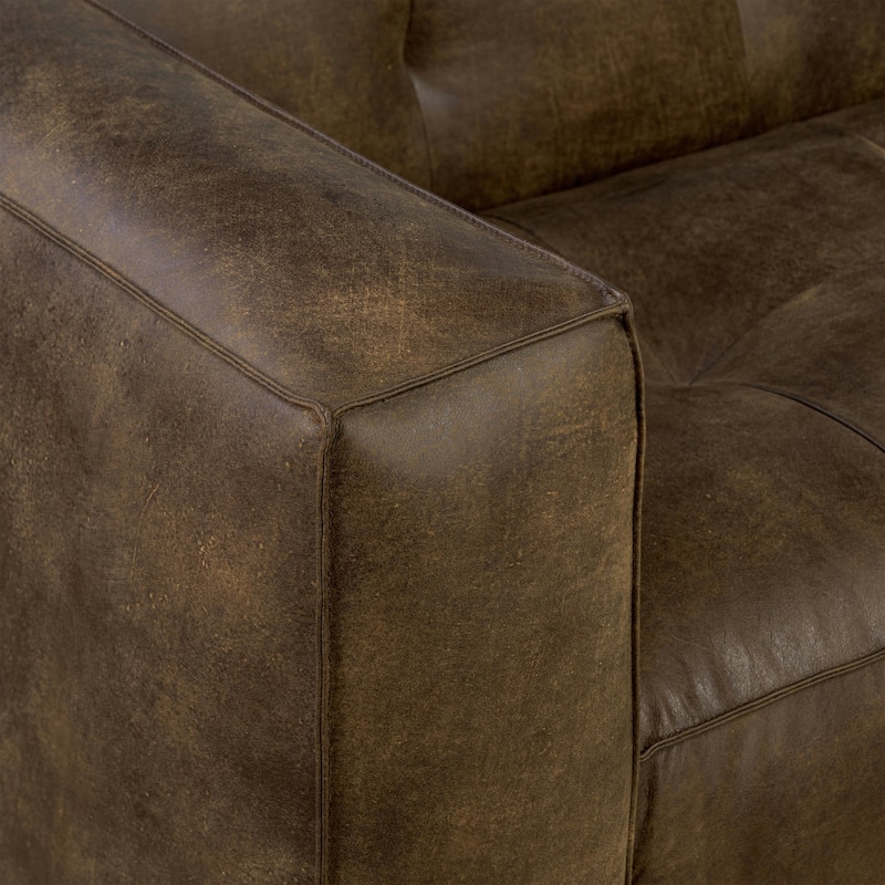 Poly & Bark Capa 92" Sofa - Full Grain Genuine Italian Leather