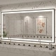 preview thumbnail 58 of 84, Extra Large Black Frame LED Bathroom Vanity Mirror with 3 Years Warranty and UL Certified 72x36