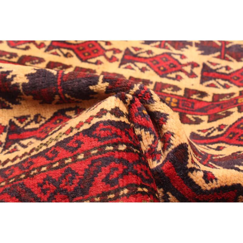 ECARPETGALLERY Hand-knotted Teimani Light Brown Wool Rug - 2'11 x 4'8