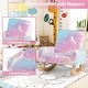 preview thumbnail 7 of 8, Costway Kids Rocking Chair Upholstered Flannel Children Rocker with - See Details
