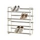 preview thumbnail 1 of 5, TRINITY BASICS® 2-Tier Expandable Shoe Rack, 2-Pack, White