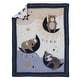 preview thumbnail 2 of 3, NoJo Goodnight Sleep Tight 4 Piece Nursery Crib Bedding Set