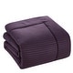 preview thumbnail 58 of 58, Soft Dobby 8-piece Striped Down Alternative Bed-in-a-Bag Set w/ Sheets
