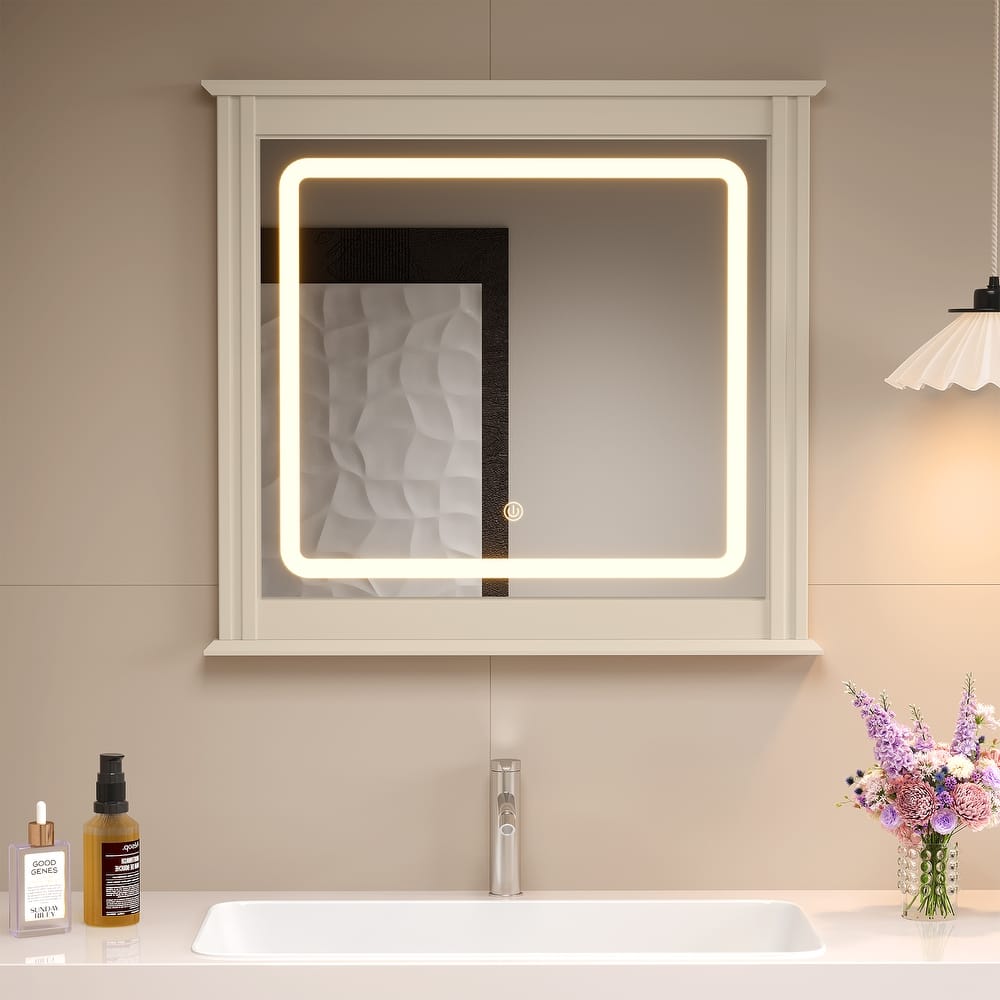 Smart LED Vanity Mirror with 3-Color Light