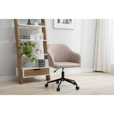 Porthos Home Adjustable Height Fabric Office Desk Chair with Arms