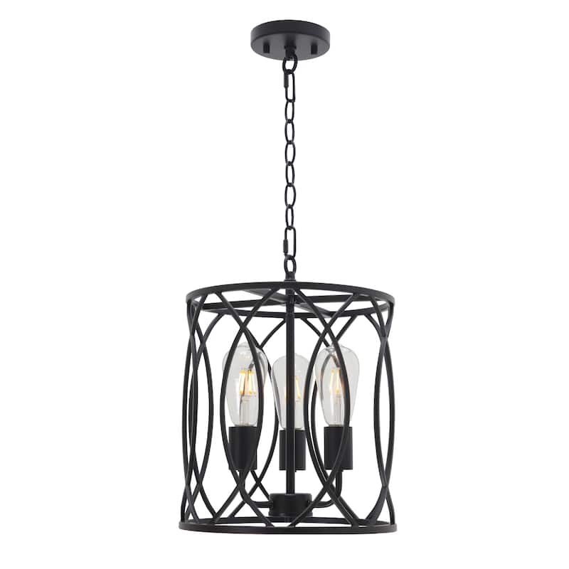 Black Farmhouse Chandelier Pendant Light Fixtures
