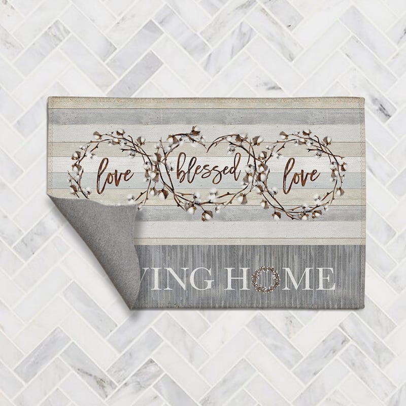 Laural Home Loving Home Chenille Accent Rug