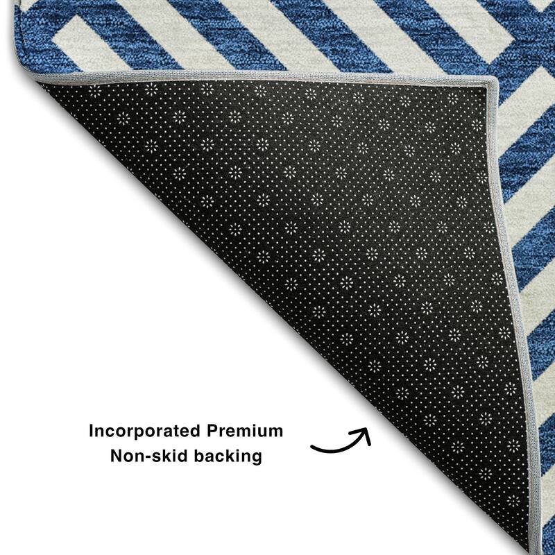 Premium Washable Super Soft Modern Geo Mayfield Rug