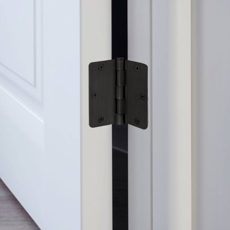 Design House 188417 3-1/2" x 3-1/2" Butt 1/4" Radius Corner Surface
