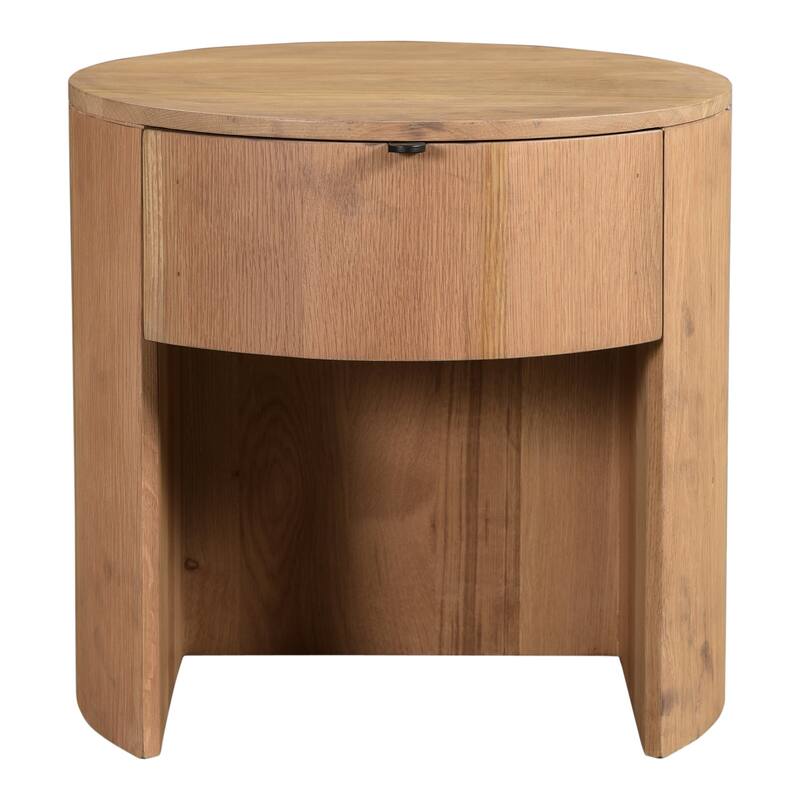 Modern Nightstand with Drawer & Shelf - Bedside Table for Bedroom Storage