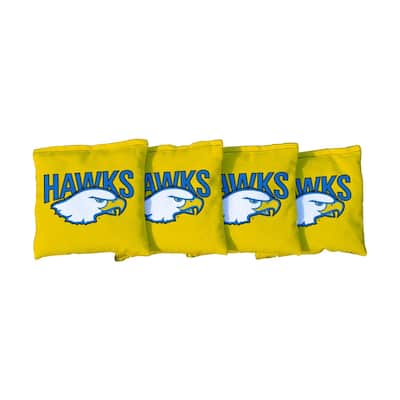 Hilbert Hawks Yellow Cornhole Bags