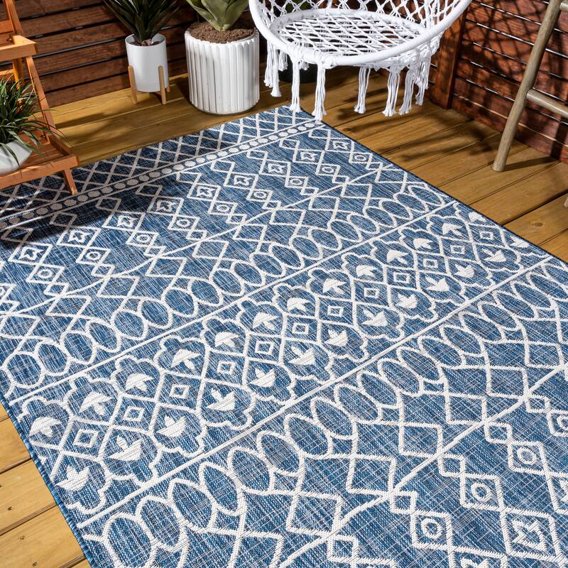 JONATHAN Y Nokat Tribal Bohemian Indoor/Outdoor Area Rug