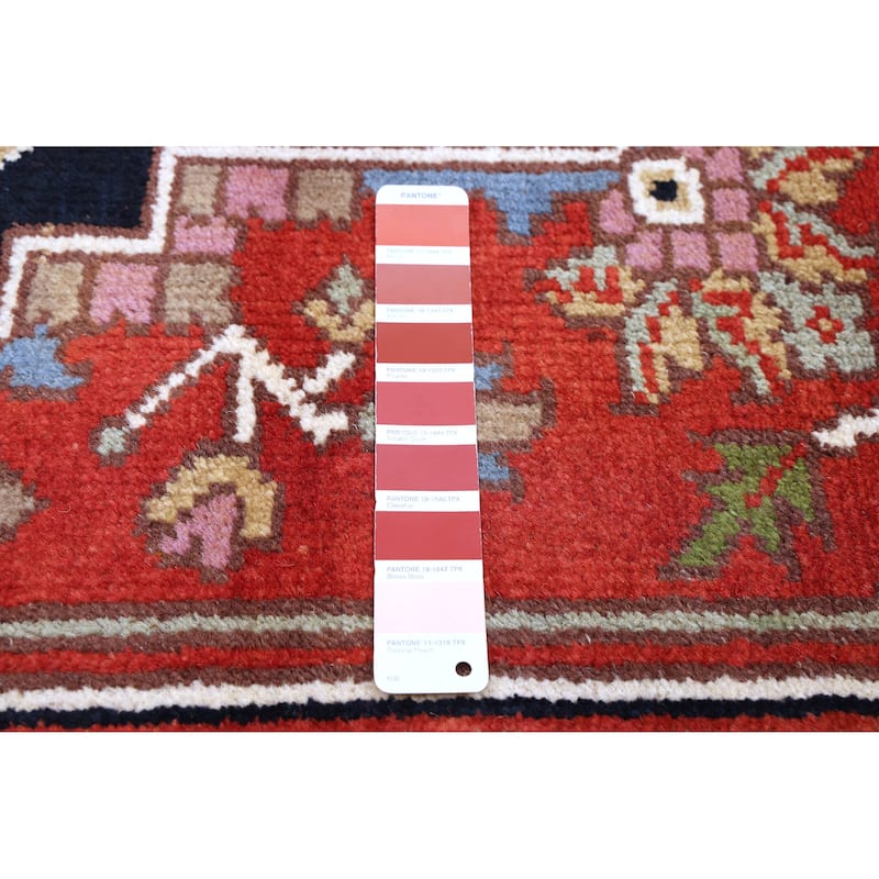 ECARPETGALLERY Hand-knotted Serapi Heritage Dark Copper Wool Rug - 7'11 x 10'2