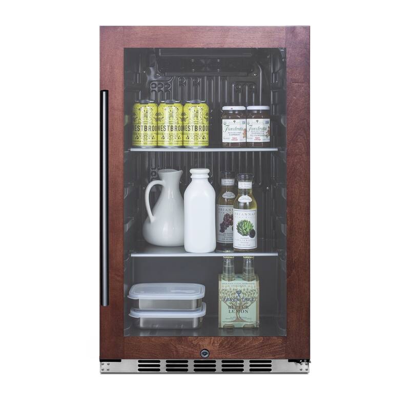 Summit 19 Inch Wide 3.13 Cu. Ft. Beverage Cooler with Adjustable