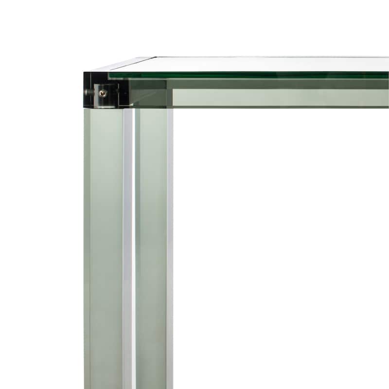 SAFAVIEH Couture Benji Acrylic Console Table - Black - 52" W x 10" L x 30" H