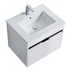 preview thumbnail 41 of 109, Fine Fixtures - Wall Mount Bathroom Vanity And Sink, Knob Free Design - Alpine Collection -