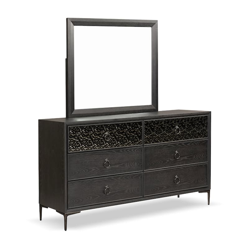 Furniture of America Fable Modern 5-Piece Solid Wood Panel Bedroom Set