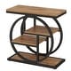 preview thumbnail 57 of 60, Small 3-tier Living Room End Tables And Side Tables with Metal Frame