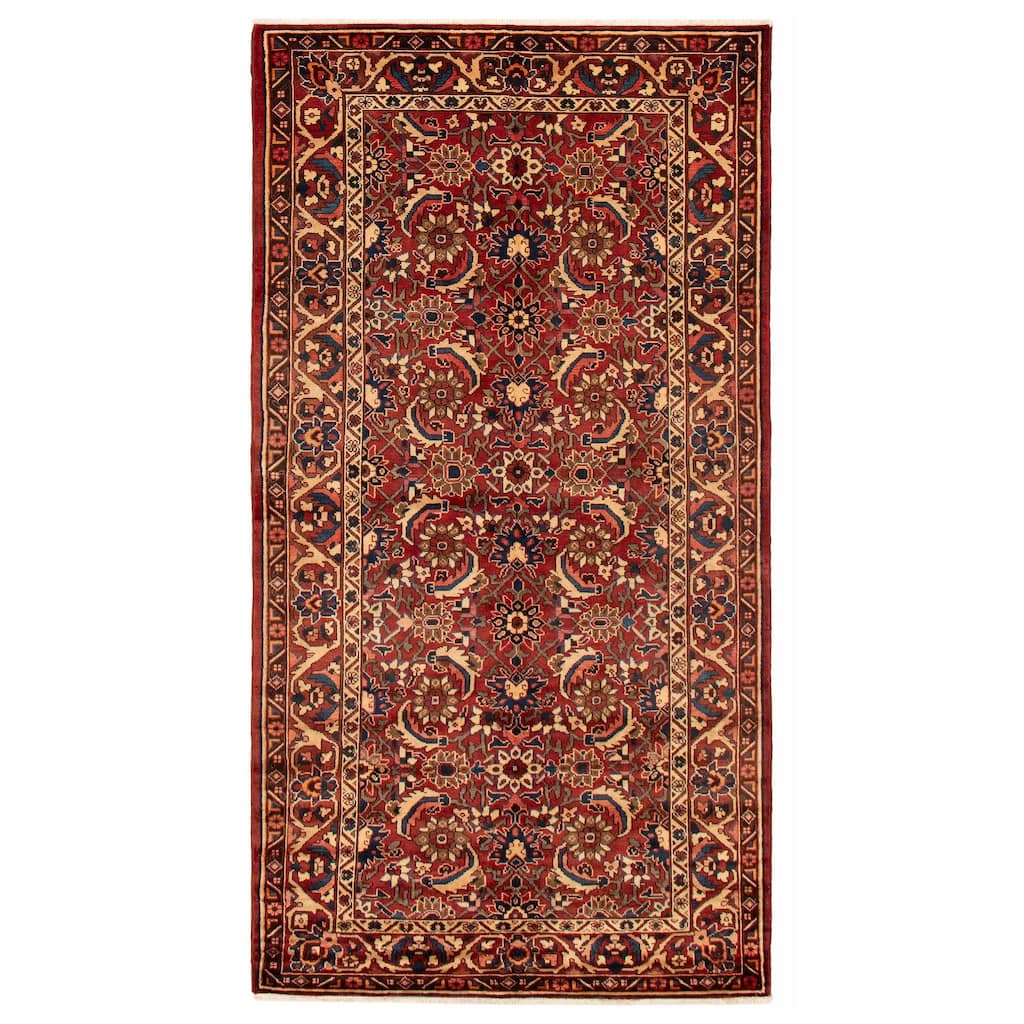 ECARPETGALLERY Hand-knotted Anadol Red Wool Rug - 5'4 x 10'1