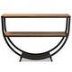 preview thumbnail 4 of 8, Carbon Loft Cohn Vintage Industrial Console Table