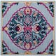SAFAVIEH Handmade Bellagio Junie Medallion Wool Rug - 5' x 5' Square - Blue