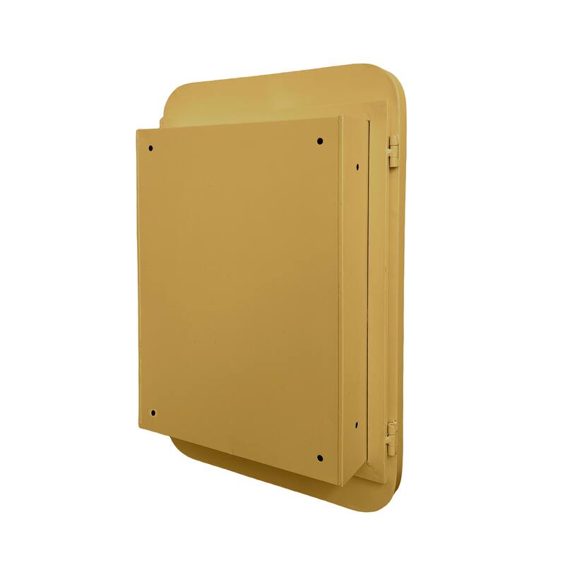Wall Mount Metal Framed Medicine Cabinet with Storage