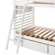 preview thumbnail 15 of 25, Twin Over Twin Bunk Bed with Two Storage Drawers, Solid Wood Detachable Bunkbeds Frame Converted into 2 Bedframe for Kids Teens