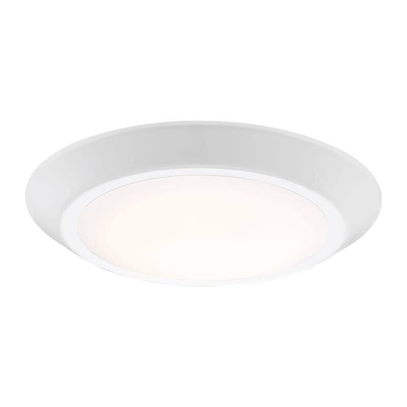 James Allan Scioto 8" Wide LED Flush Mount Ceiling Fixture - Fresco
