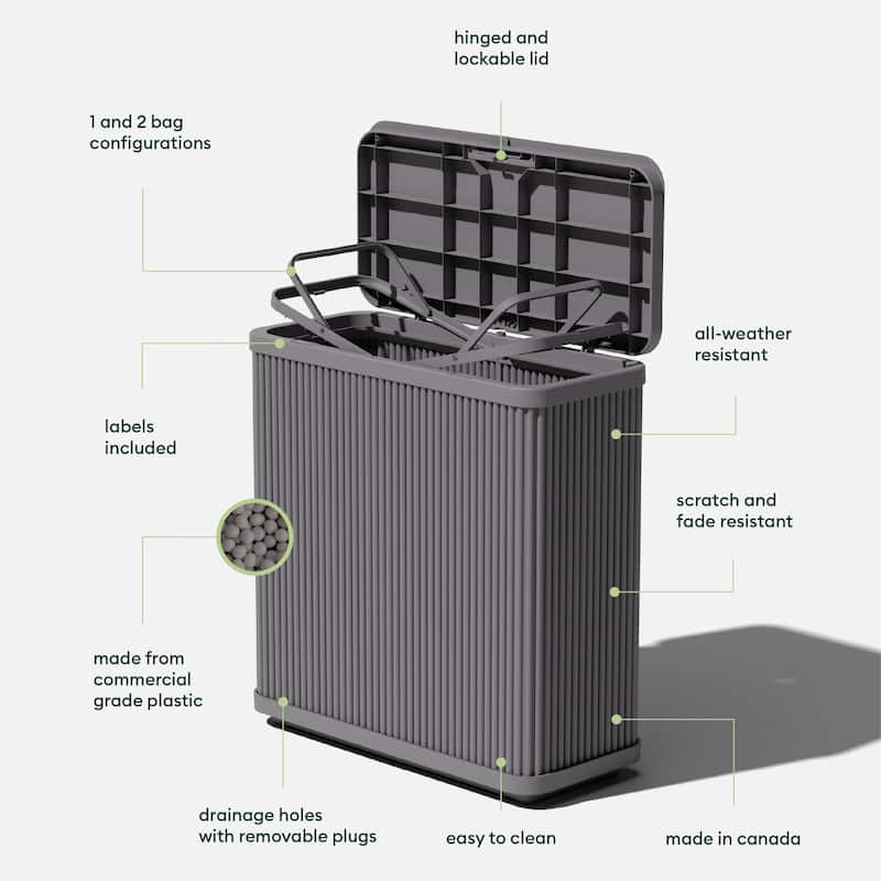Veradek Tambour Waste Bin