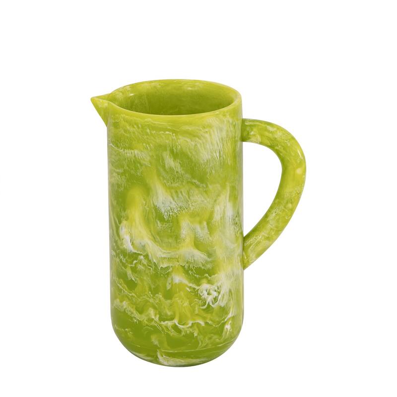 Green Resin Pitcher
