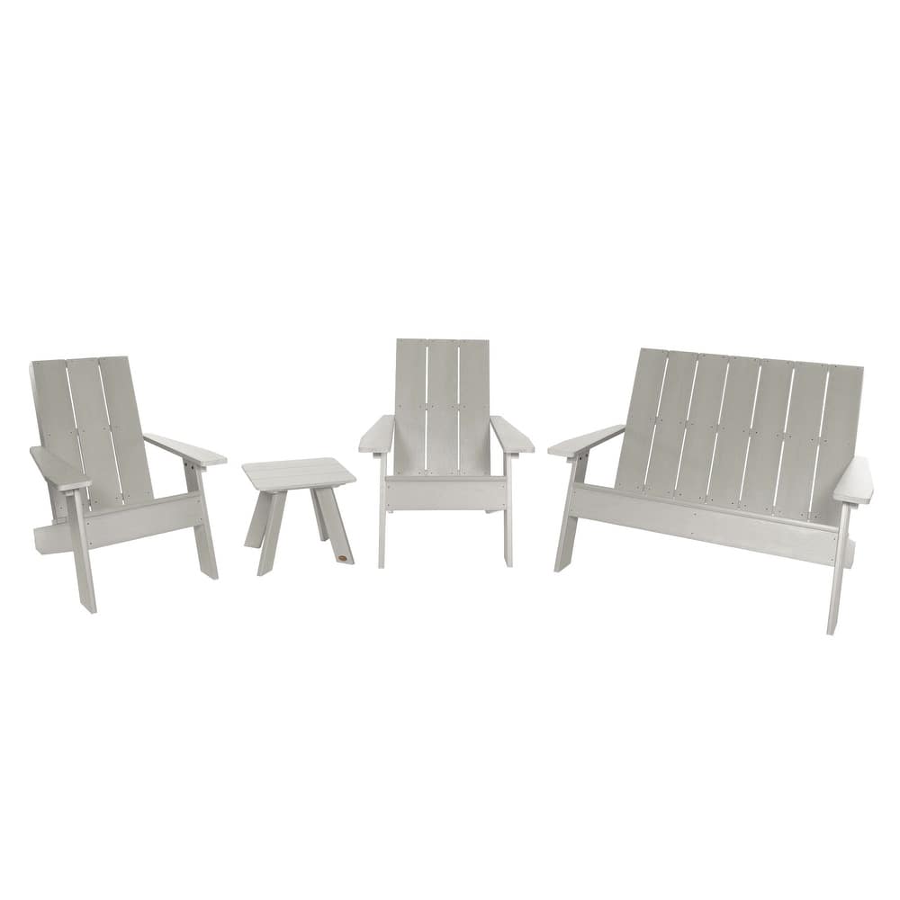 HIGHWOOD Italica Modern 4-Piece Adirondack Patio Set