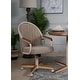 preview thumbnail 1 of 16, Casual Dining Cushion Swivel-and-Tilt Rolling Caster Chair Oatmeal