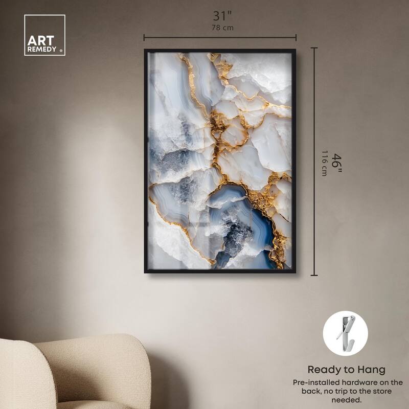 Denim Dreams I Shadowbox by Art Remedy