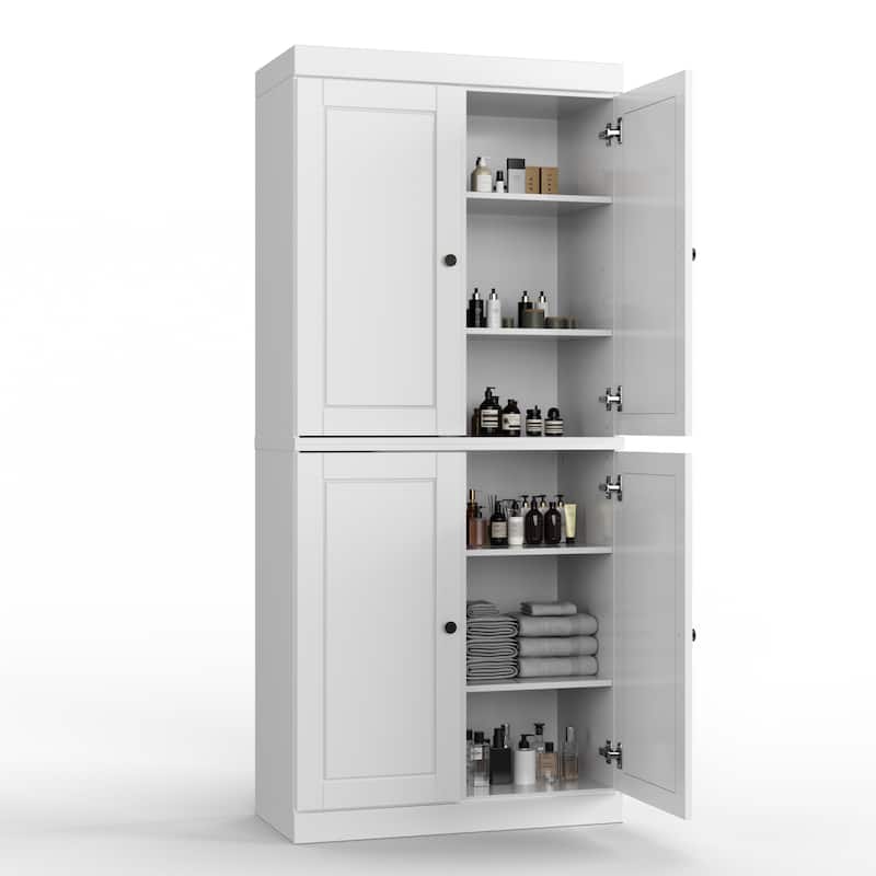 100% Solid Wood 32" Bathroom Cabinet with Optional Doors by Palace Imports