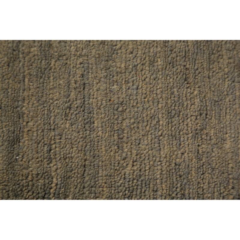 Modern Gabbeh Oriental Rug Hand-Knotted Multi-Color Wool Carpet - 2'9" x 3'10"