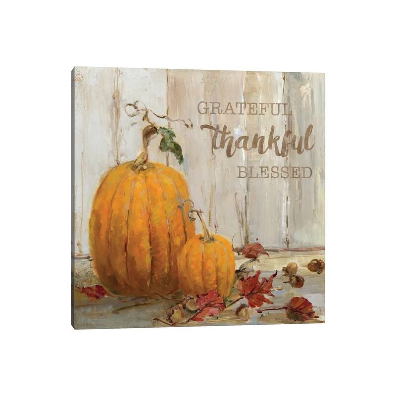 iCanvas "Pumpkin Patch I" by Sally Swatland Canvas Print