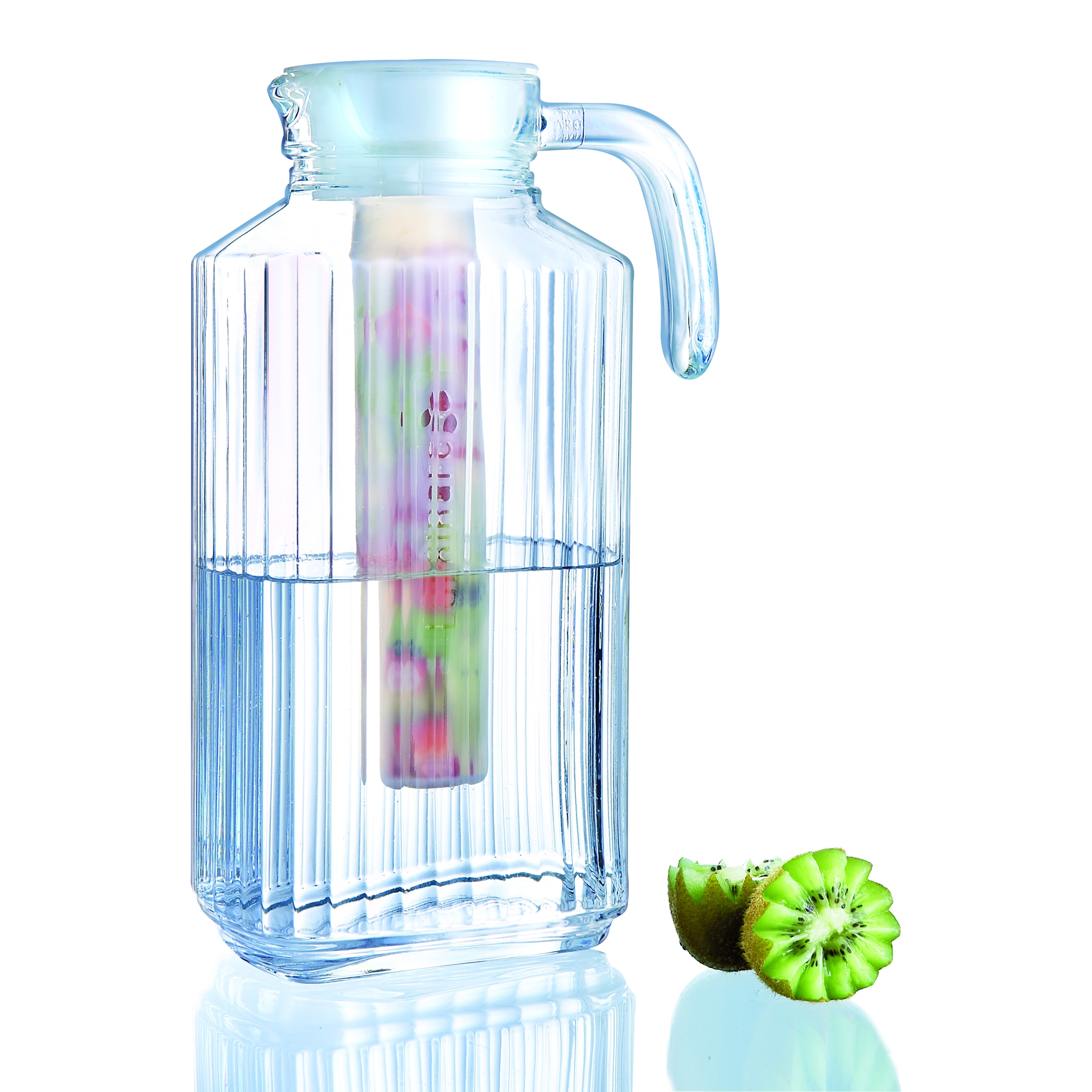 1 Glass Clear Luminarc Quadro 1.7-Liter 57.5 Ounce Pitcher 1 Glass Clear Luminarc Quadro 1.7-Liter 57.5 Ounce Pitcher