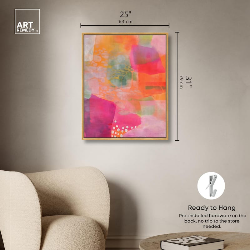 Garnet Gleam II Canvas by Art Remedy
