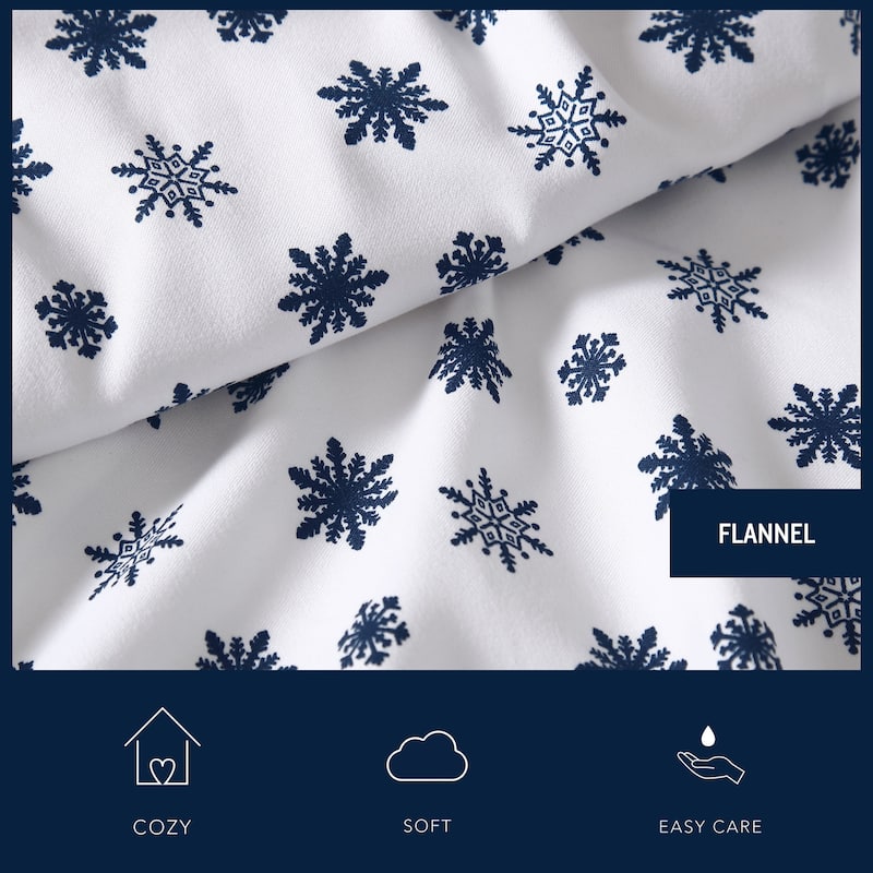 Nautica Cozy Brushed Flannel Printed Sheet Sets