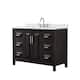Option Dark Espresso / Giotto Quartz Top / Polished