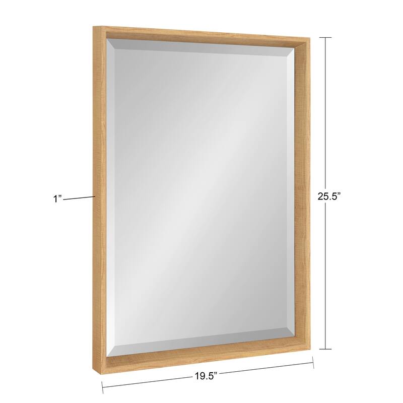 Kate and Laurel Calter Glam Framed Wall Mirror