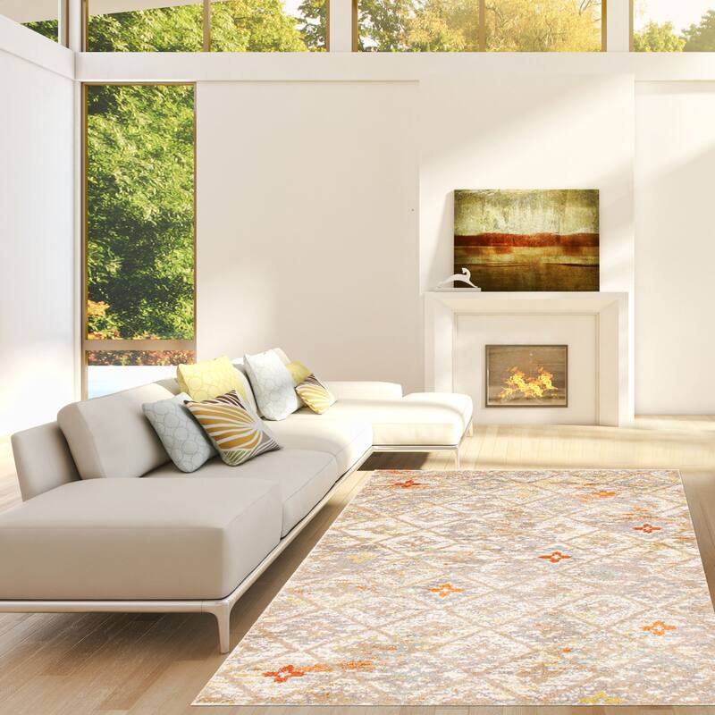 ECARPETGALLERY Havana Beige Casual Rug